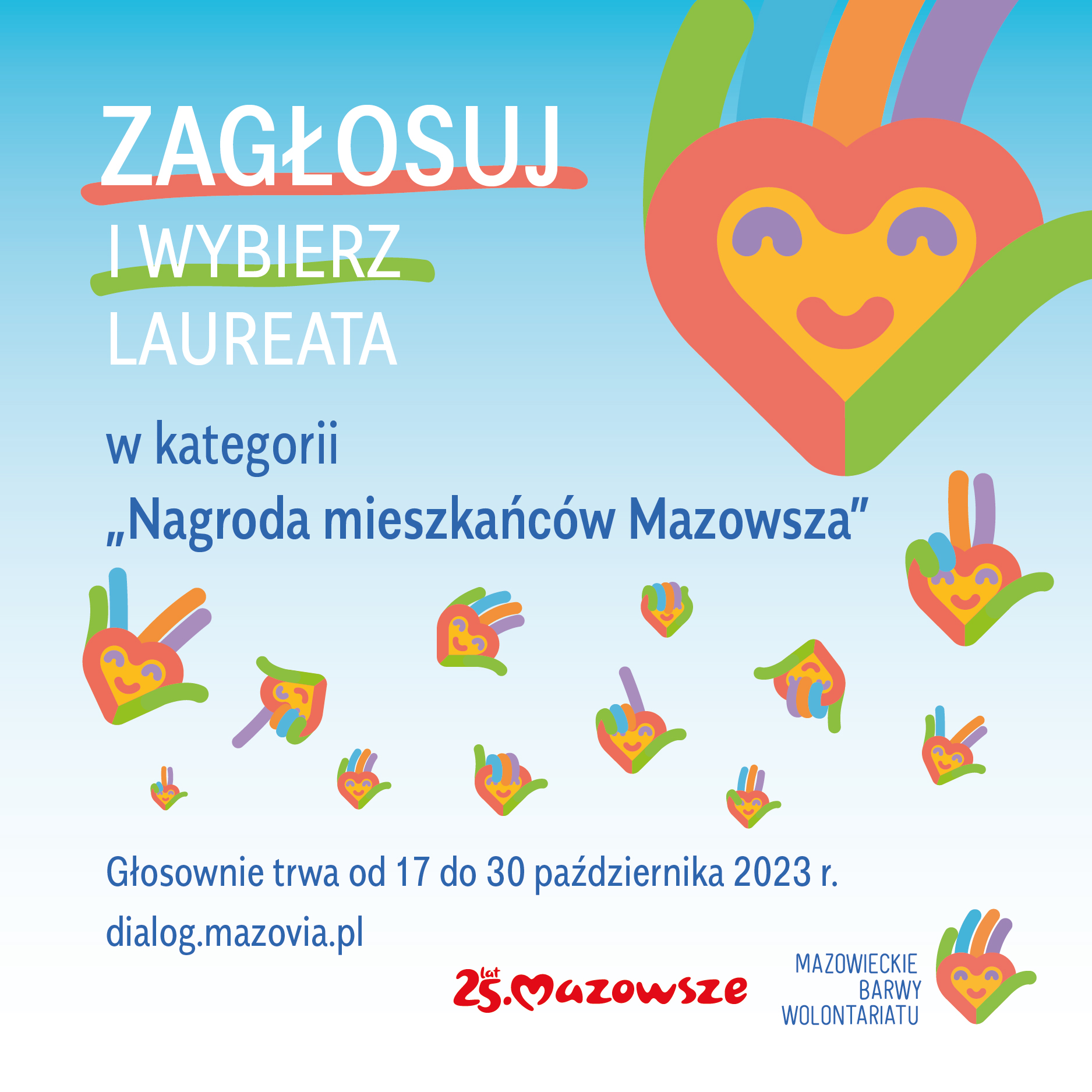 Ikona do artykułu: XIII edycja konkursu "Mazowieckie Barwy Wolontariatu"