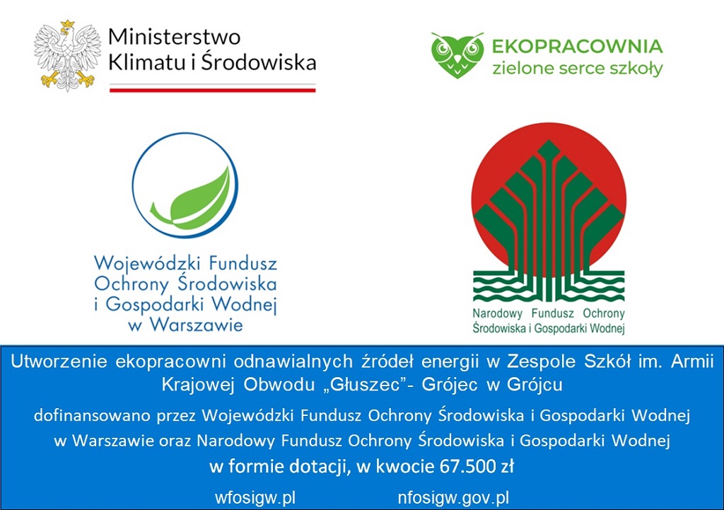 Ikona do artykułu: Powiat Grójecki pozyskał środki na utworzenie ekopracowni w ZS Grójec.